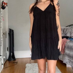 Black babydoll dress